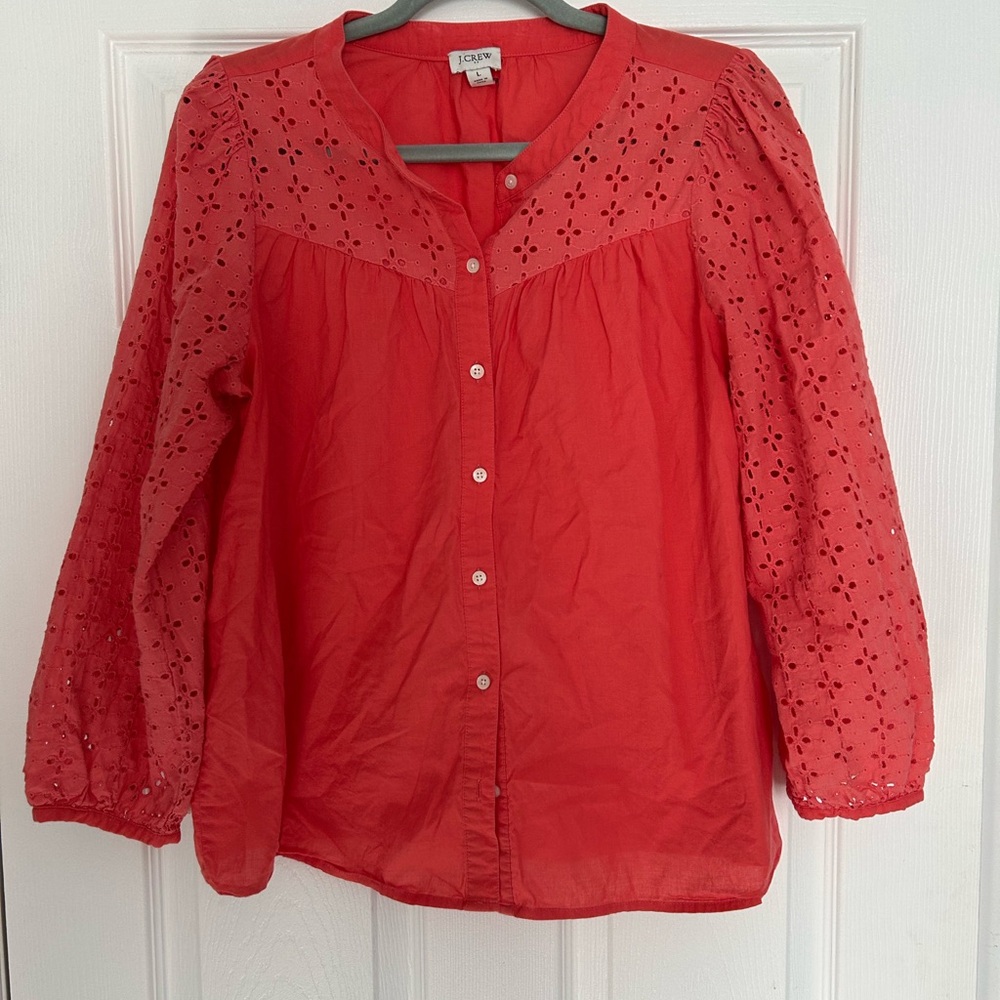 J. Crew blouse size L